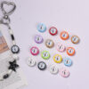oly-0daa2802bca533c5df37b8ef3e657ea6 Wholesale Trendy Cartoon Clock Acrylic Loose Beads Electroplated for DIY Keychain Phone Charm