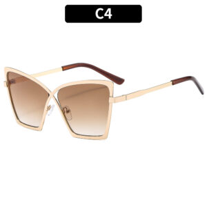C4-gold frame double tea