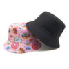Wholesale Trendy Donut Pattern Fisherman Hat Double-Sided Sunscreen Fashion Accessory for Resale