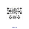 oly-0e333ac815f1f9ae9a48cac7964d6c1d Wholesale 8pcs Various Floral Outline Butterfly Tropical Fruit Seamless Decor Mini Cup Keychain Sticker