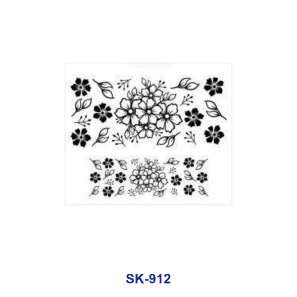 oly-0e333ac815f1f9ae9a48cac7964d6c1d Wholesale 8pcs Various Floral Outline Butterfly Tropical Fruit Seamless Decor Mini Cup Keychain Sticker