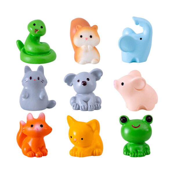 Wholesale Cartoon Resin Animal Figurines - Cute Frog Duck Decor for Home Gift