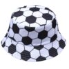 oly-0e3c0cbfd700218be84d494c62b2791b Wholesale Fashion Reversible Soccer Football Pattern Bucket Hat for Summer Sun Protection