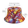 oly-0e50cb9707752cb047d3fa8e411ff8f9 Wholesale Fashion Bucket Hat Colorful Tree Pattern Outdoor Sun Protection Unisex Fashion Accessory