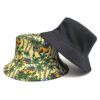 Wholesale European Casual Fisherman Hat Coconut Tree Print Sun Protection Beach Vacation