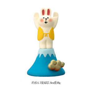 Fuji mountain rabbit business card holder