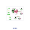 Wholesale 8pcs Mystical Sorceress Figure Bow Moon Bat Magic Motif Mini Cup Keychain Sticker OLY Exclusive