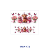 oly-0e7defc4605a58e8f46bed6c6408c1a4 Wholesale 2/4/8pcs Cute Highland Cow Mini Cup Keychain Sticker