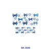 Wholesale 8pcs Sunflower Skull Paw Print Religious Anchor Pet Bow Musical Note Letter Pattern Mini Cup Keychain Sticker OLY Exclusive