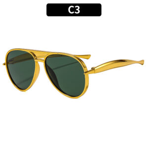 C3-gold frame dark green film