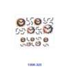 Wholesale 8pcs Gothic Witch Halloween Mini Cup Keychain Sticker