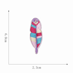 18#-feather cloth stickers