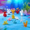 Wholesale Resin Coral Starfish Aquarium Ornament Chinese Style Decorative Accent Resale Decor