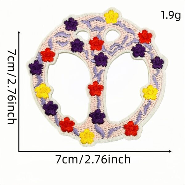 oly-0ec239fe69ef1bfcb51fdb75426a6c1f Wholesale 8-Pack Embroidered Iron-On Patches Heart Sunglasses Rainbow Design for DIY Fashion Accessories
