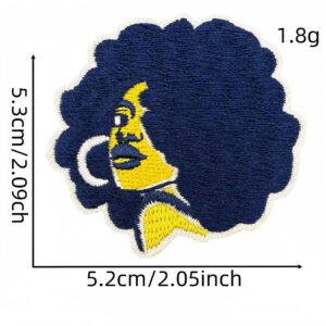 Black girl cloth patch 2 #