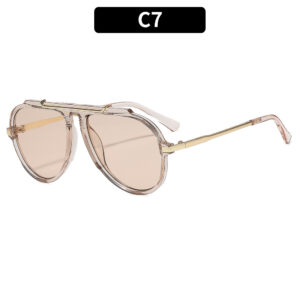 C7 - Champagne Frame Light Tea Slices
