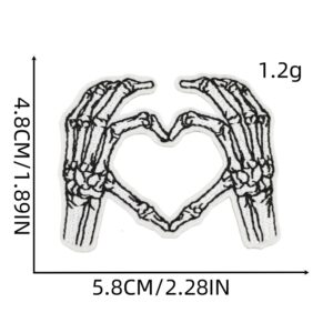 Skull cloth stickers 5#