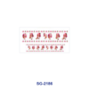 oly-0ef4abee13323797c5885f775d91aa36 Wholesale 8pcs Mixed Cute Strawberry Girl Cartoon Print 3oz Cup Stickers Wrap