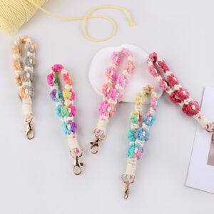 oly-0ef84d28f99638ab9784a6be9abed822 Wholesale Korean Style Hand Woven Keychain Fashion Accessory Boutique Resale Gift
