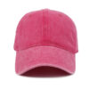 Wholesale Solid Black Distressed Baseball Cap Men Adjustable Curved Brim Boutique Resale