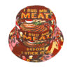 Wholesale Chic Reversible Pig Pattern Bucket Hat Sun Protection Fashion Accessory for Resale