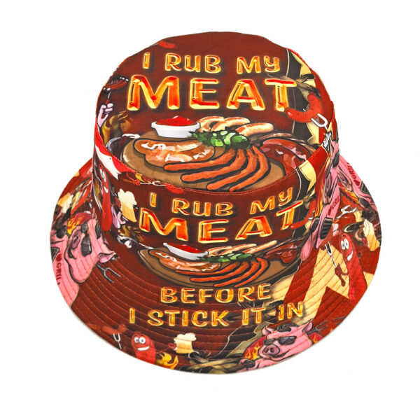 Wholesale Chic Reversible Pig Pattern Bucket Hat Sun Protection Fashion Accessory for Resale