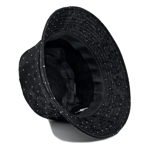 Wholesale Fashion Rhinestone Floral Print Bucket Hat Sun Protection Casual Gift