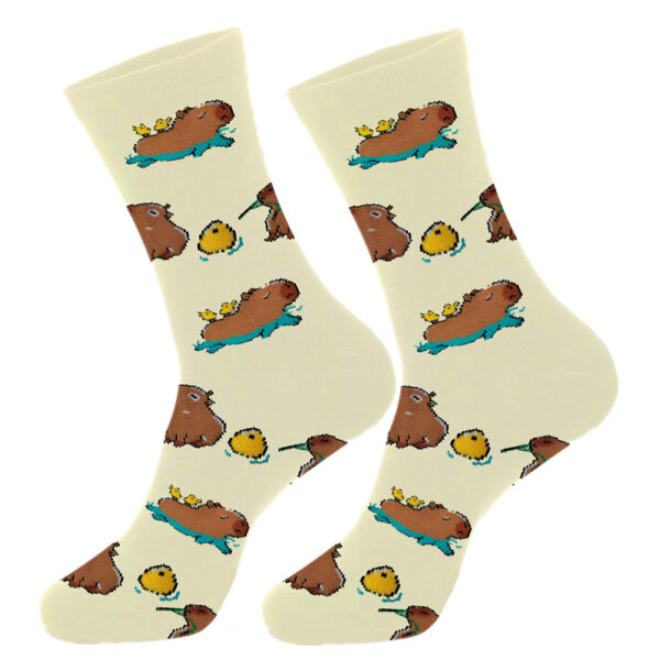Wholesale Capybara Jacquard Socks Fashion Casual Unisex