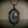 oly-0f25e299b3c3af0eb3e7624fa19e4a97 Wholesale Zinc Alloy Halloween Necklace Pendant Vintage Witch Life Tree Design Jewelry Accessory