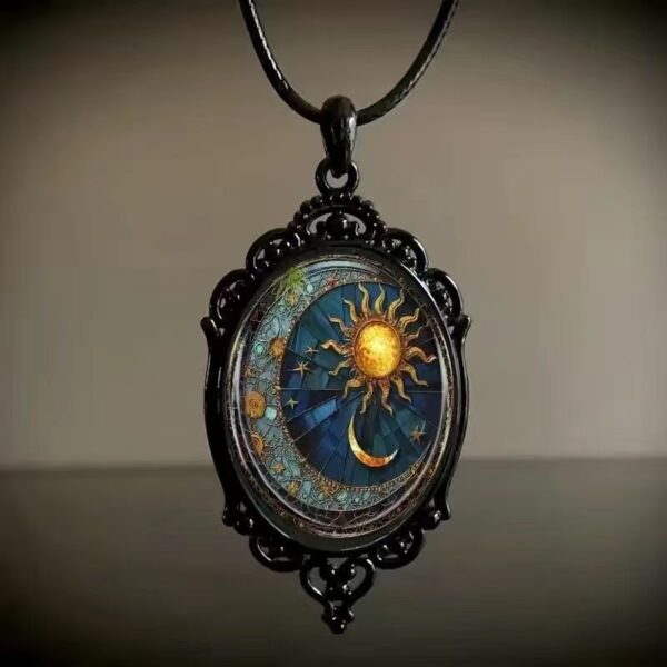 oly-0f25e299b3c3af0eb3e7624fa19e4a97 Wholesale Zinc Alloy Halloween Necklace Pendant Vintage Witch Life Tree Design Jewelry Accessory