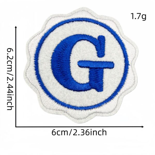 oly-0f2ac6403d83d961d4ff24b1ca4b3584 Wholesale Embroidered Graduation Cloth Patch Blue Decorative Badge for Clothing Bags Everyday Use