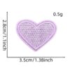 Wholesale Decorative Love Rainbow Cartoon Embroidered Patch Iron-on Applique for DIY Clothing Accessories