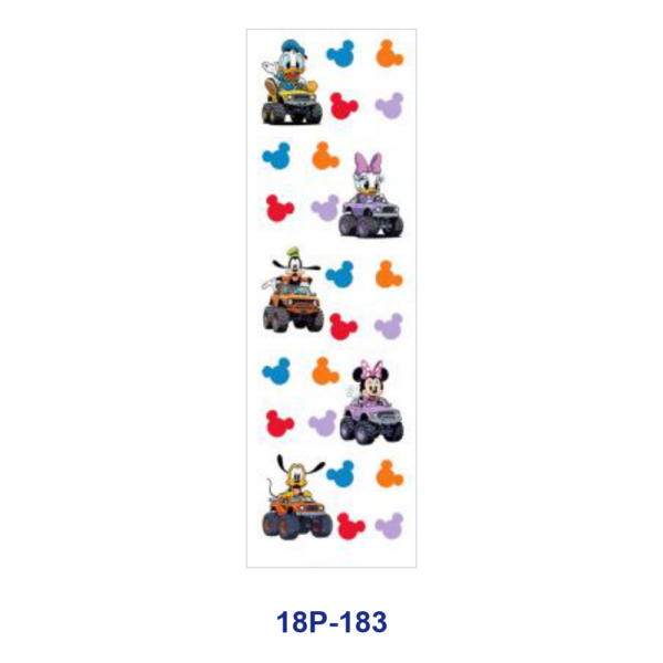 Wholesale 2/8/16pcs UV DTF Stickers Cartoon Mouse Duck Car Print Pen and Bookmark Stickers OLY Exclusive