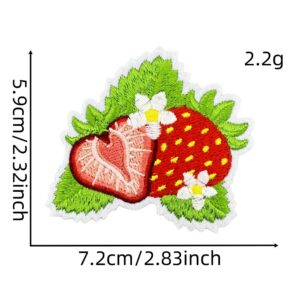 Strawberry love cloth stickers 10 #