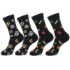 Wholesale Fashion Women's Mid Calf Socks with Animal Paw Pattern Everyday Casual Winter Socks
