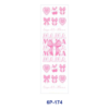 Wholesale 2/8/16pcs UV DTF Stickers Pink Bow Heart Rainbow Mama Mini Coquette Print Pen and Bookmark Stickers