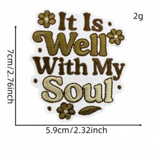Inspirational english cloth sticker 11#