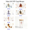 Wholesale 5pcs Dreamy Constellation Fairy 16oz Cup UV DTF Wraps