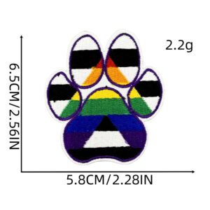 Animal paw cloth sticker 2#
