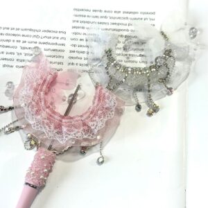 oly-0f74b3296a6f27ef26e9e16a15220f11 Wholesale Bling Korean Butterfly Lace Tassel Moon Boat Car Hanging Accessory Pink Beads Boutique Resale