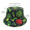 Wholesale Vegetable Pattern Fisherman Hat Trendy Summer Sun Hat Fashion Accessory Boutique Gift