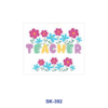 Wholesale 8pcs Teaching Warm Drink Maternal Phrase Hand Drawn Character Floral Decor Mini Cup Keychain Sticker OLY Exclusive