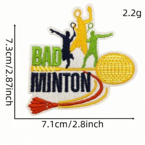 Badminton cloth stickers 10 #