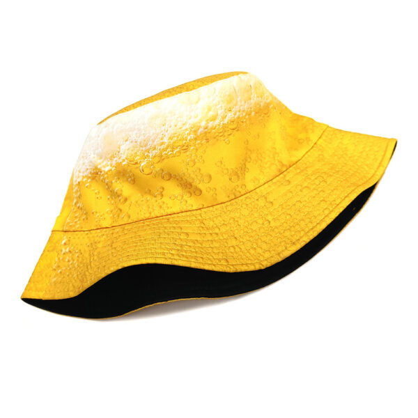 Wholesale Beer Bubble Bucket Hat Trendy Sun Protection Hat for Outdoor Festivals
