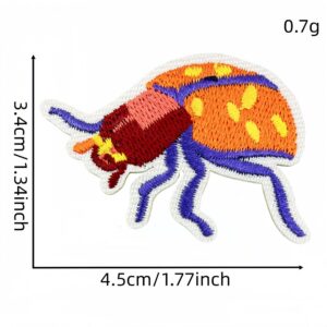 Colorful insect patch #12