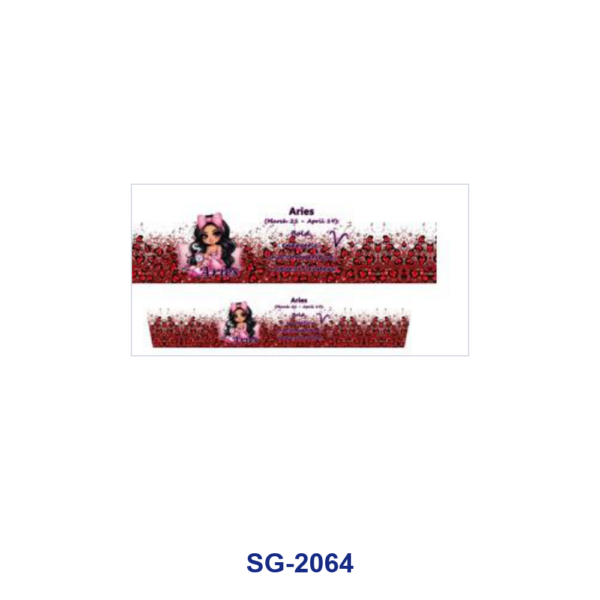 oly-0fa9d5f12fb12bddbeeb8913fb54cef9 Wholesale 8pcs Mixed Zodiac Horoscope Girl Print 3oz Cup Stickers Wrap OLY Exclusive