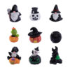 Wholesale Resin Halloween Wizard Magic Elf Pumpkin House Ghost Figurine Home Decor