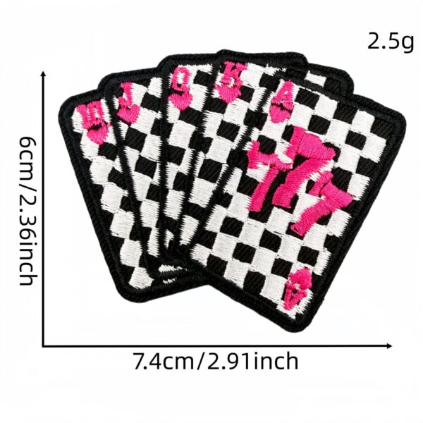 Wholesale Y2K Punk Embroidered Patch Set DIY Iron-On Fashion Accessory for Clothing Bags Gift