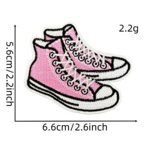 Pink cartoon cloth sticker 18#