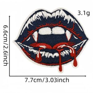 Skull cloth patch 3#